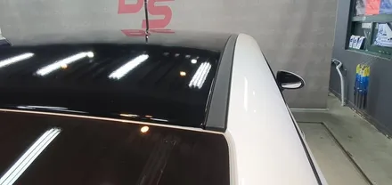 [울산루프스킨][울산랩핑] 현대 쏘나타 DN8 3M 2080 블랙유광 루프스킨 시공 - 블랙샤인 울산점 / 울산광역시 남구