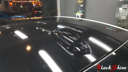 [울산루프스킨][울산랩핑] BMW 428i 3M 1080시리즈 블랙유광 루프스킨 및 포인트랩핑 시공 - 블랙샤인 울산점 / 울산광역시 남구