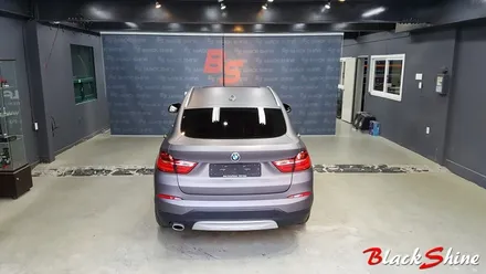 [울산랩핑][전체랩핑] BMW X4 F26 에이버리 차콜무광메탈릭 전체풀랩핑 시공 - 블랙샤인 울산점 / 울산광역시 남구