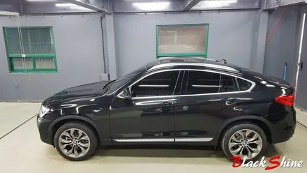 [울산랩핑][전체랩핑] BMW X4 F26 에이버리 차콜무광메탈릭 전체풀랩핑 시공 - 블랙샤인 울산점 / 울산광역시 남구