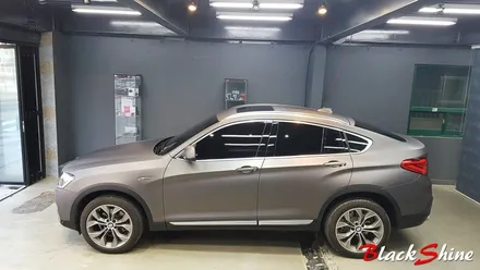 [울산랩핑][전체랩핑] BMW X4 F26 에이버리 차콜무광메탈릭 전체풀랩핑 시공 - 블랙샤인 울산점 / 울산광역시 남구