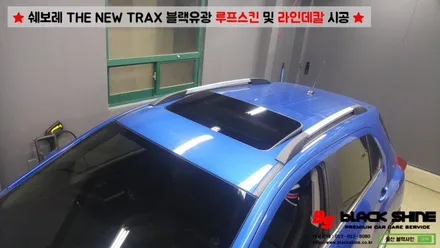 [울산랩핑][울산루프스킨] 쉐보레 더 뉴 트랙스2017 라인데칼 및 블랙유광 루프스킨 시공 / 울산광역시 남구