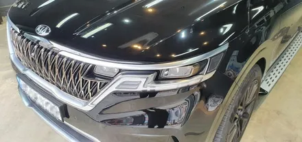 울산랩핑 기아 4세대 카니발 KA4 외부크롬죽이기 작업 / 울산광역시 남구