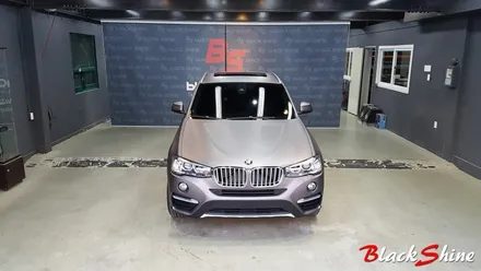 [울산랩핑][전체랩핑] BMW X4 F26 에이버리 차콜무광메탈릭 전체풀랩핑 시공 - 블랙샤인 울산점 / 울산광역시 남구