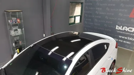 [울산루프스킨][울산랩핑] 현대 아반떼AD 스포츠 블랙유광 루프스킨으로 이미지 변신~ 블랙샤인 울산점 / 울산광역시 남구