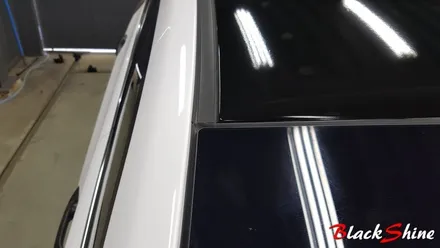 [울산루프스킨][울산랩핑] 현대 아반떼MD 유광블랙 루프스킨 합리적인 가격으로 깔끔한 시공 - 블랙샤인 울산점 / 울산광역시 남구