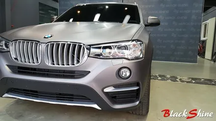 [울산랩핑][전체랩핑] BMW X4 F26 에이버리 차콜무광메탈릭 전체풀랩핑 시공 - 블랙샤인 울산점 / 울산광역시 남구