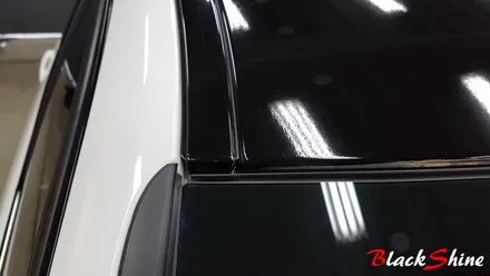 [울산루프스킨][울산랩핑] BMW 320d 에이버리 유광블랙 루프스킨 시공 - by BlackShine / 울산광역시 남구