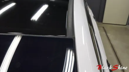 [울산루프스킨][울산랩핑] 현대 아반떼MD 유광블랙 루프스킨 합리적인 가격으로 깔끔한 시공 - 블랙샤인 울산점 / 울산광역시 남구