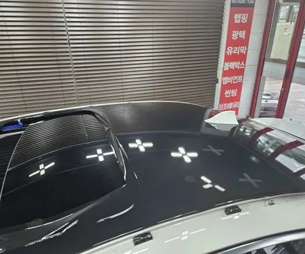 춘천랩핑 춘천bmw528전체랩핑및 안드로이드올인원장착춘천올인원 / 춘천시 후평동