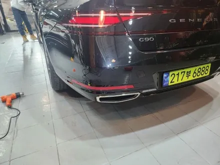 춘천g90크롬죽이기랩핑 춘천랩핑강원도랩핑춘천제네시스g90랩핑 / 춘천시 후평동