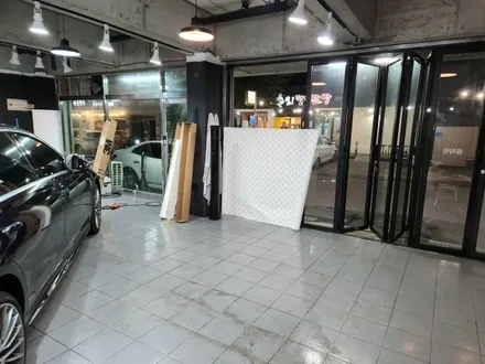 춘천랩핑 벤츠s클래스 전체랩핑 블랙유광랩핑 / 춘천시 후평동