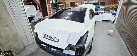 춘천랩핑 에쿠스전체랩핑에쿠스투톤랩핑에쿠스마이바흐스타일 / 춘천시 후평동