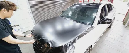 춘천랩핑 에쿠스전체랩핑에쿠스투톤랩핑에쿠스마이바흐스타일 / 춘천시 후평동