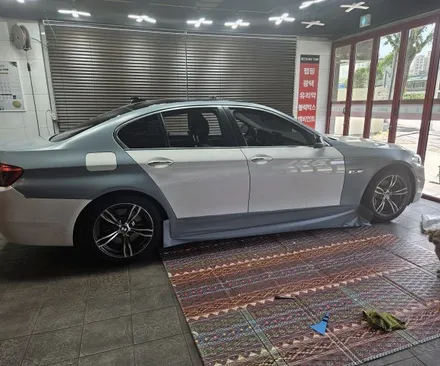 춘천랩핑 춘천bmw528전체랩핑및 안드로이드올인원장착춘천올인원 / 춘천시 후평동