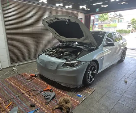 춘천랩핑 춘천bmw528전체랩핑및 안드로이드올인원장착춘천올인원 / 춘천시 후평동