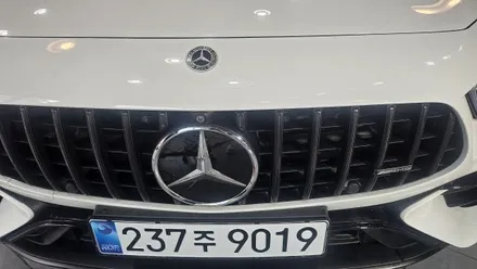 춘천 랩핑 벤츠 gt amg 크롬 죽이기및 본넷ppf시공및 실내랩핑 / 춘천시 후평동
