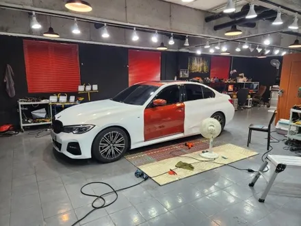 춘천bmw전체랩핑 3m화이트펄시공춘천랩핑강원도랩 / 춘천시 후평동