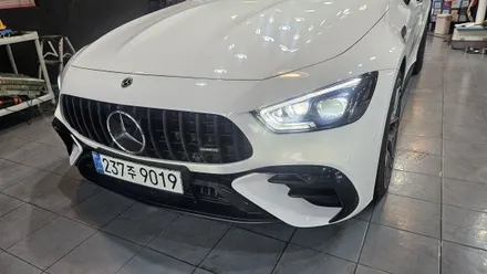 춘천 랩핑 벤츠 gt amg 크롬 죽이기및 본넷ppf시공및 실내랩핑 / 춘천시 후평동