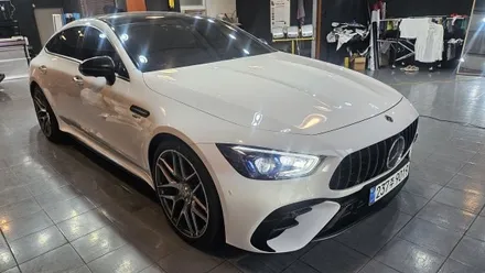춘천 랩핑 벤츠 gt amg 크롬 죽이기및 본넷ppf시공및 실내랩핑 / 춘천시 후평동