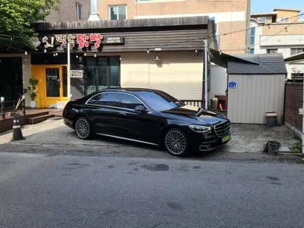춘천랩핑 벤츠s클래스 전체랩핑 블랙유광랩핑 / 춘천시 후평동