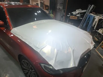 춘천bmw전체랩핑 3m화이트펄시공춘천랩핑강원도랩 / 춘천시 후평동