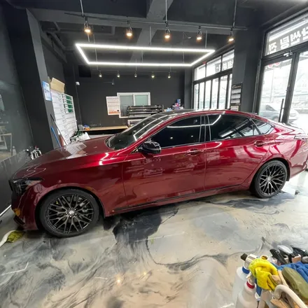 안산 자동차썬팅 제네시스 블락포디 비바 바이올렛 전체 재시공