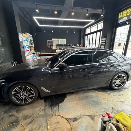 솔라가드 노블레스Z BMW 5시리즈 안산썬팅 전체 재시공