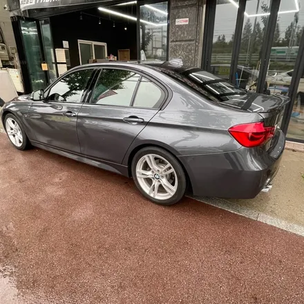 안산썬팅 BMW 3시리즈 레인보우V90 전체 재시공
