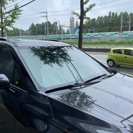 안산 신차패키지 기아 카니발 레인보우썬팅 V90 전체시공