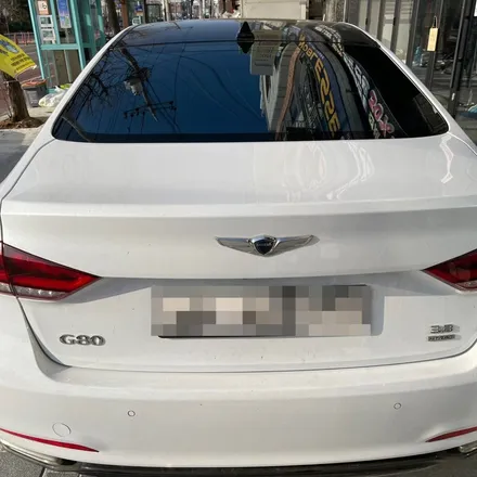 안산썬팅 제네시스G80 블락포디 비바 스카이블루 전체 재시공