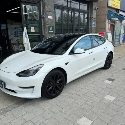 안산 틴팅 테슬라 모델 3 블락포디 비바 스카이블루 전체재시공 후기