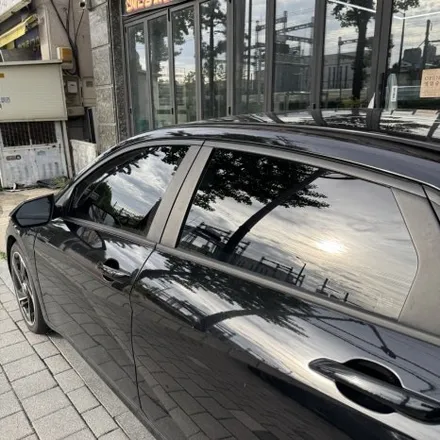 안산 프리미엄 썬팅–레인보우 IS200으로 아반떼CN7 비반사 블랙 썬팅 시공 후기