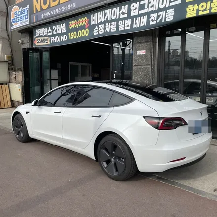 안산썬팅 테슬라 모델3 솔라가드 차콜 시공