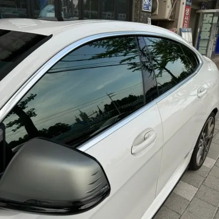 안산 썬팅 BMW 그란쿠페M235i 레인보우 V90 썬팅 전체 재시공