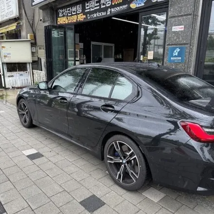 안산시흥 썬팅 전문점 BMW 3시리즈 레인보우 V90 틴팅 전체 재시공