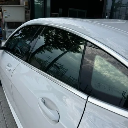 안산 썬팅 BMW 그란쿠페M235i 레인보우 V90 썬팅 전체 재시공