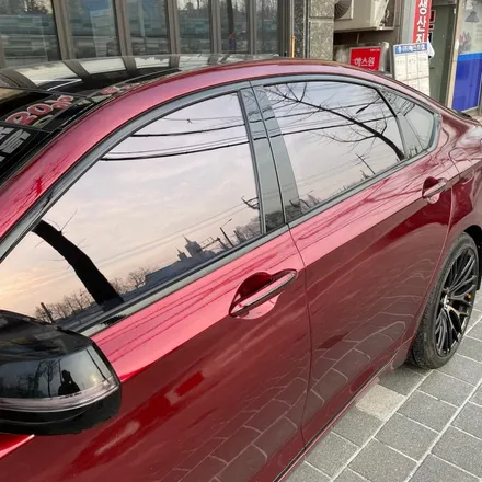 안산 자동차썬팅 제네시스 블락포디 비바 바이올렛 전체 재시공