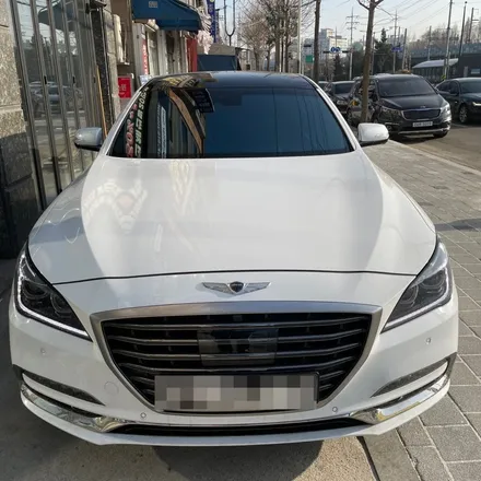안산썬팅 제네시스G80 블락포디 비바 스카이블루 전체 재시공