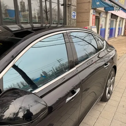 안산 블락포디 썬팅 제네시스G80 스카이블루 전체 재시공 후기