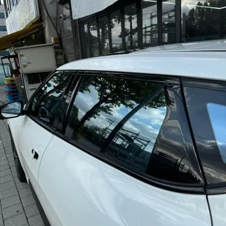 안산 썬팅 기아 EV6 블락포디 비바 스카이블루 전체 재시공 후기