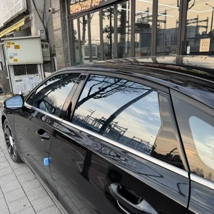 레인보우 신제품 오션블루 기아 K8 블루계열 썬팅 시공 안산 썬팅전문점 / 경기 안산