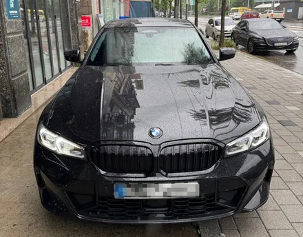 안산시흥 썬팅 전문점 BMW 3시리즈 레인보우 V90 틴팅 전체 재시공