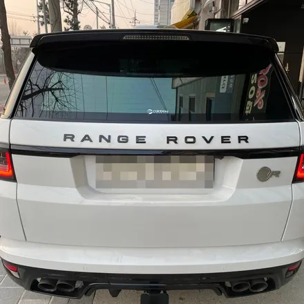 안산 레인보우썬팅 랜드로버 레인지로버 V90 전체 재시공