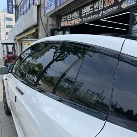 안산 테슬라 썬팅 잘하는곳 모델X 전면유리 고난이도 솔라가드 볼텍스IR 시공 후기 / 경기 안산