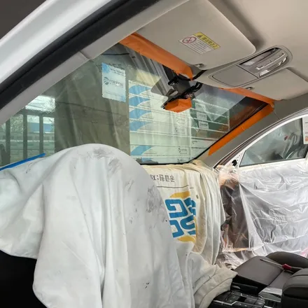 안산 레인보우썬팅 기아 K7 레인보우 V90 전체 재시공