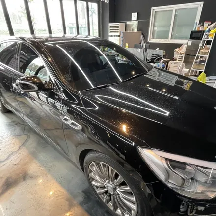 안산 레인보우썬팅 V90 기아K7 전체 재시공 후기