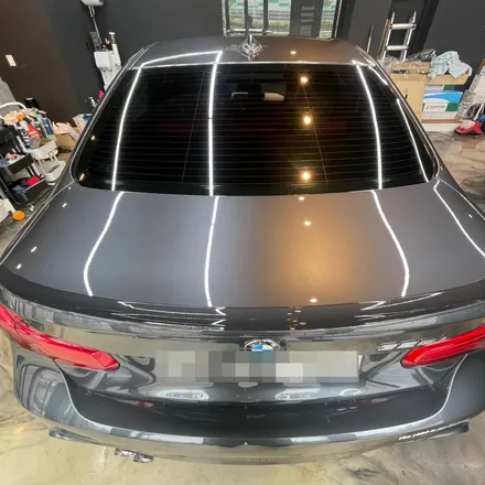 안산썬팅 BMW 3시리즈 레인보우V90 전체 재시공