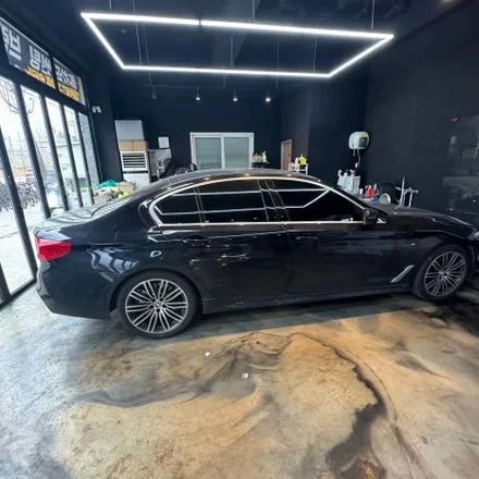솔라가드 노블레스Z BMW 5시리즈 안산썬팅 전체 재시공