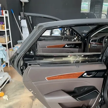안산 레인보우썬팅 V90 기아 K7 전체 재시공 후기